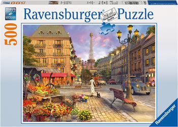 Ravensburger: A Walk Through Paris (500pc Jigsaw) Board Game