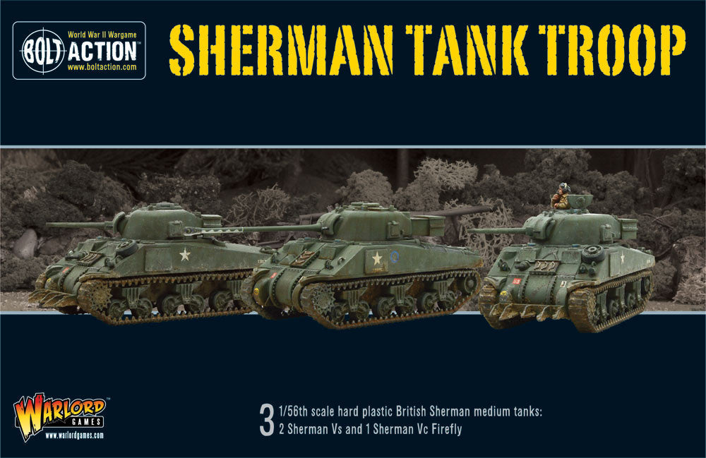 British Sherman V Tank Troop