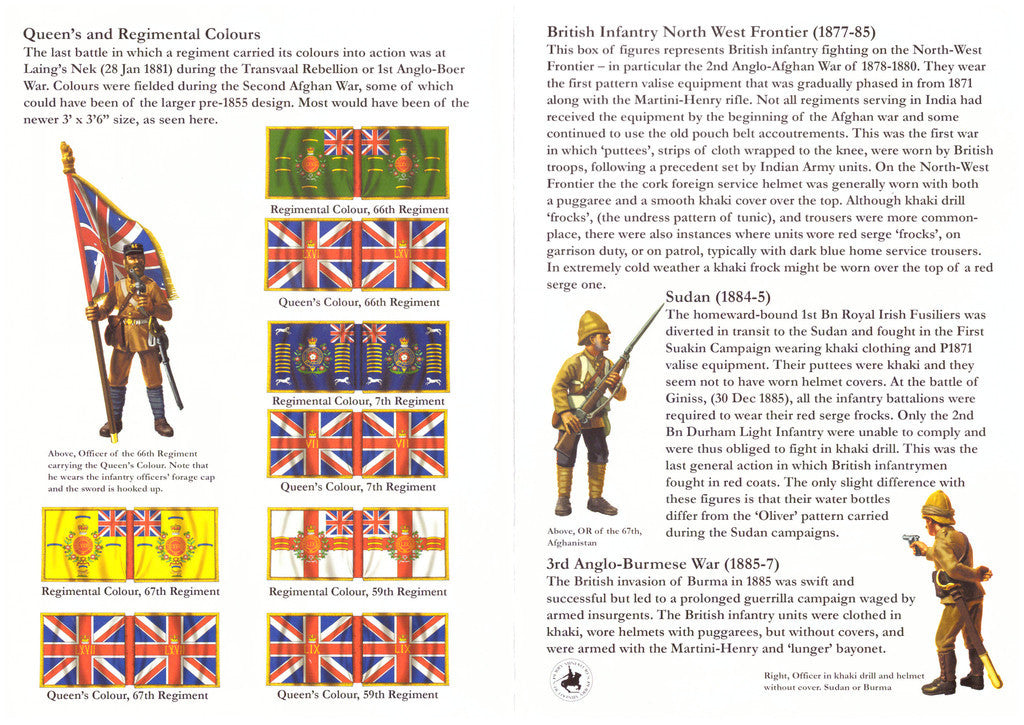 Afghanistan and Sudan British Infantry (1877-1885)