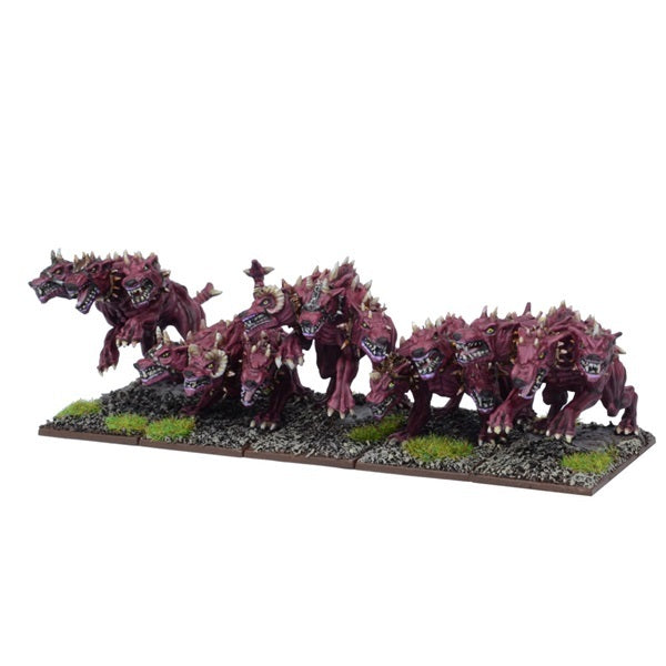 Kings of War Forces of the Abyss Hellhound Troop
