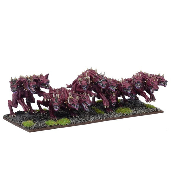 Kings of War Forces of the Abyss Hellhound Troop