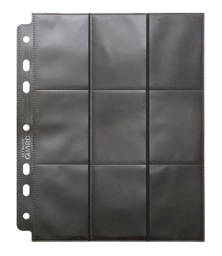 Ultimate Guard: 18-Pocket Mini-American Compact Pages (Black)