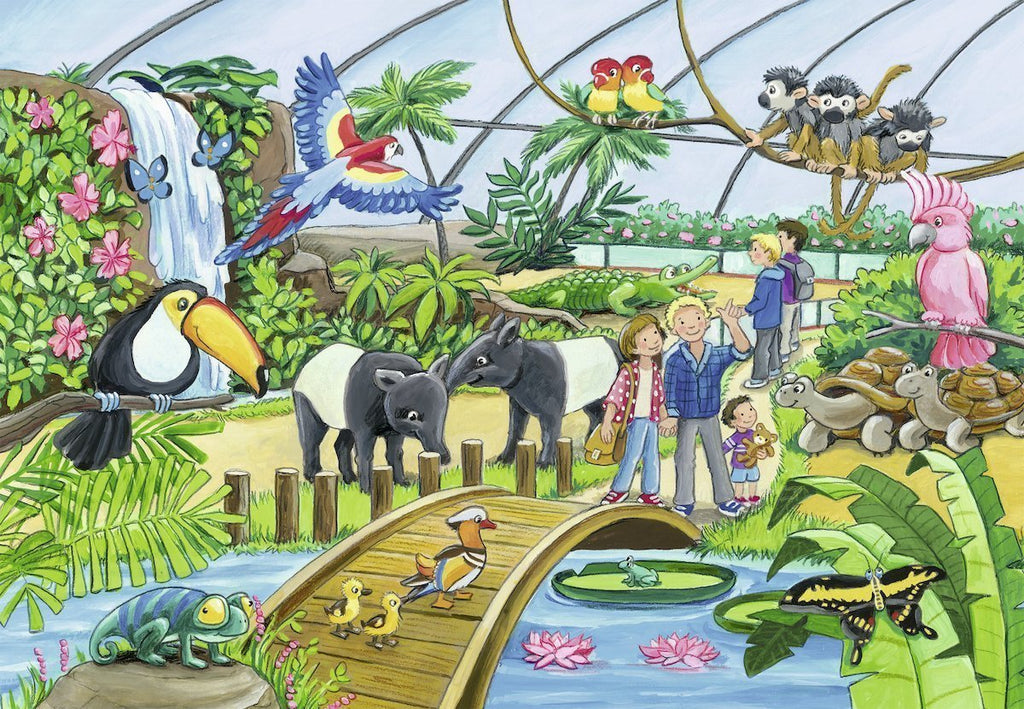 Ravensburger: Welcome to the Zoo (2x24pc Jigsaw) Board Game