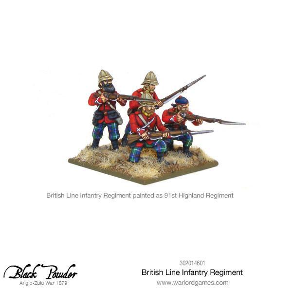 Anglo Zulu War British Line Infantry Regiment