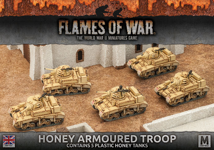 Flames of War: Desert Rats - Honey Armoured Troop