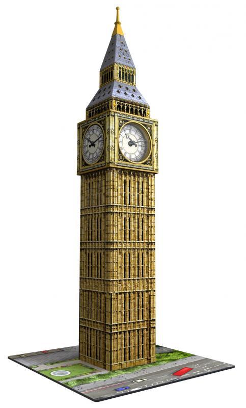 Ravensburger: 3D Puzzle - Big Ben with Functioning Clock (216pc Jigsaw) Board Game