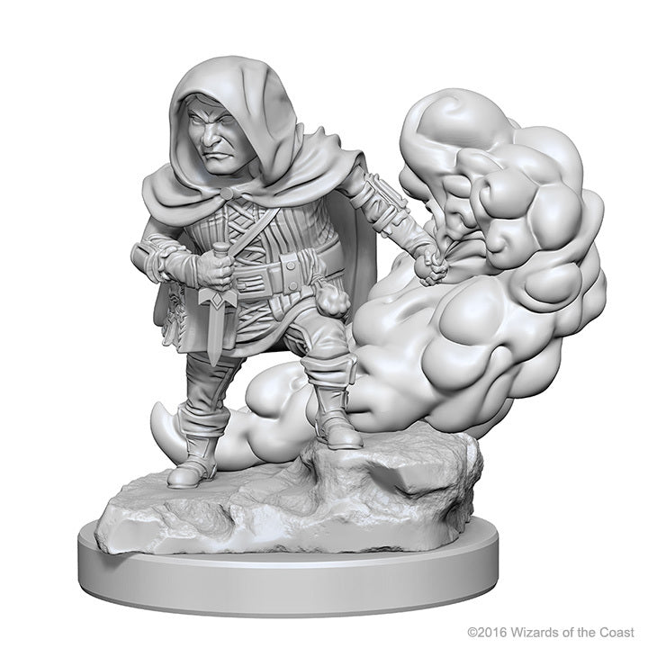 D&D Nolzur's Marvelous: Unpainted Minis - Halfling Male Rogue