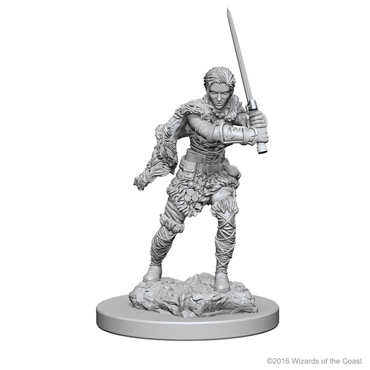 D&D Nolzur's Marvelous: Unpainted Minis - Human Female Barbarian