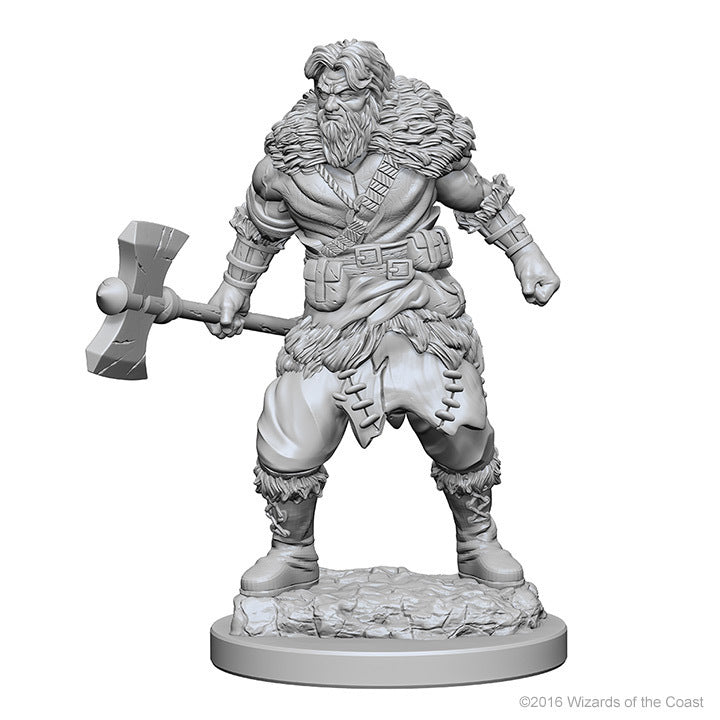 D&D Nolzur's Marvelous: Unpainted Minis - Human Male Barbarian