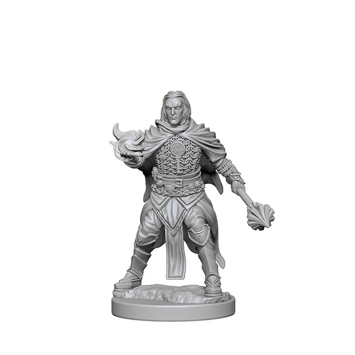 Pathfinder Deep Cuts: Unpainted Miniatures - Human Male Cleric