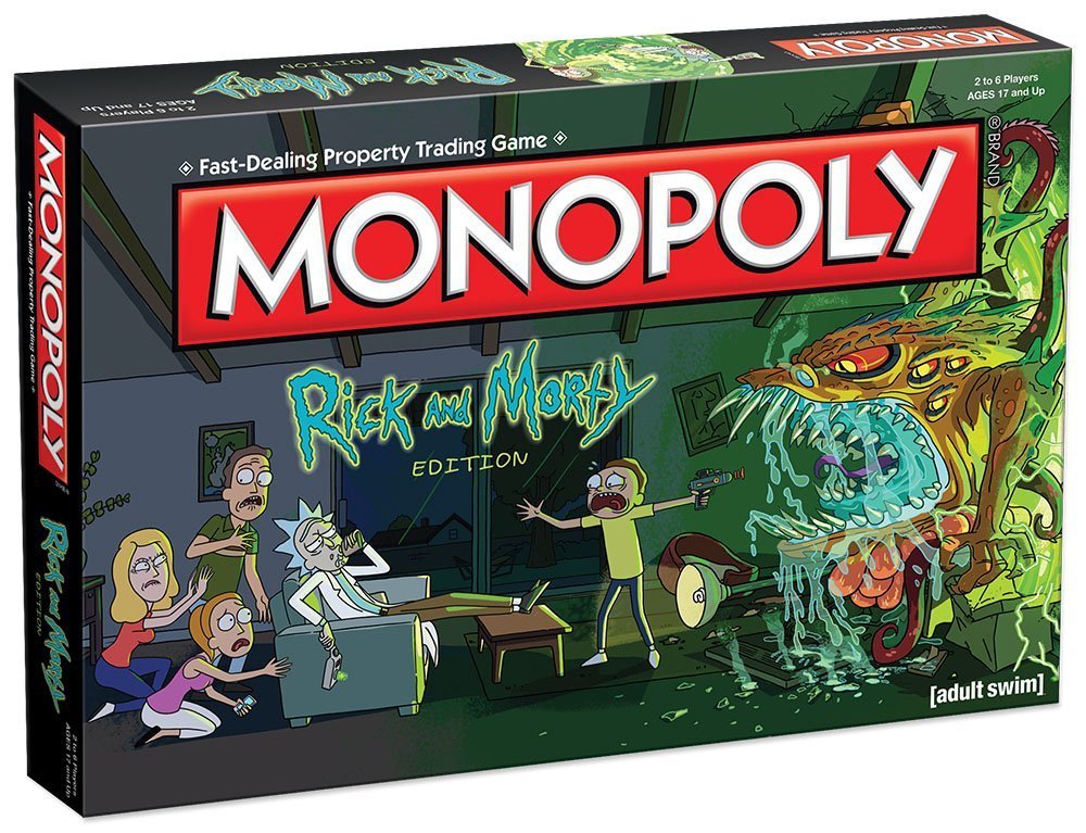 Monopoly: Rick and Morty Edition Board Game