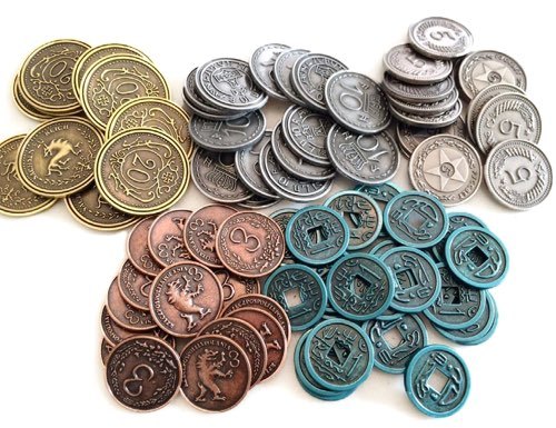 Metal Coins for Scythe Board Game