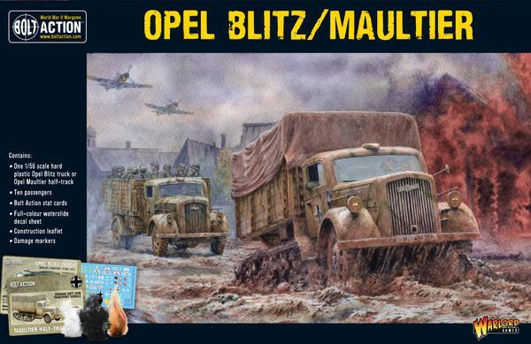 Bolt Action - German Army Opel Blitz & Maultier