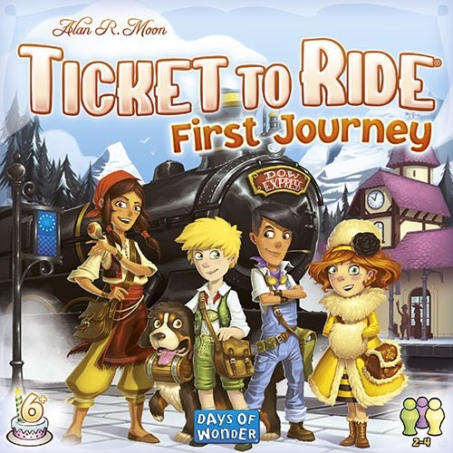 Ticket to Ride: First Journey (Europe) Board Game