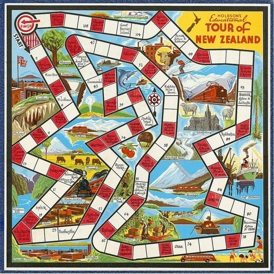 Tour of New Zealand (Board Game)