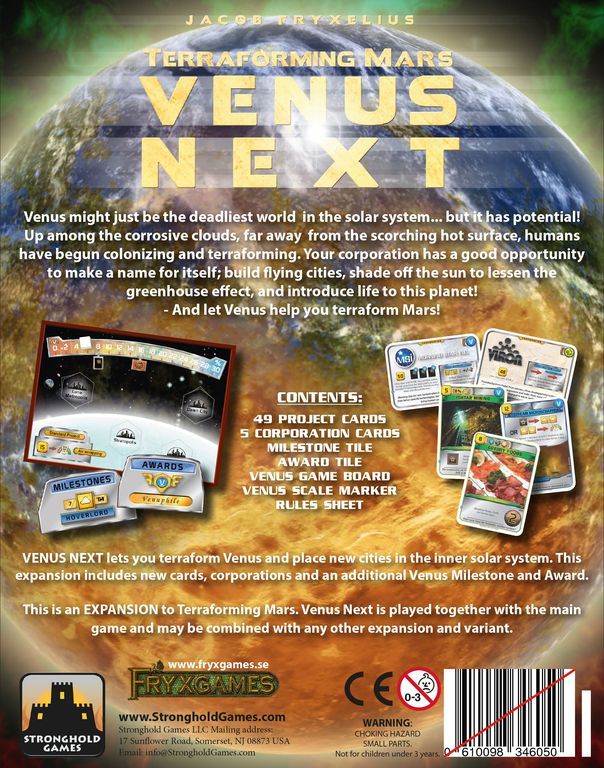 Terraforming Mars: Venus Next (Board Game Expansion)