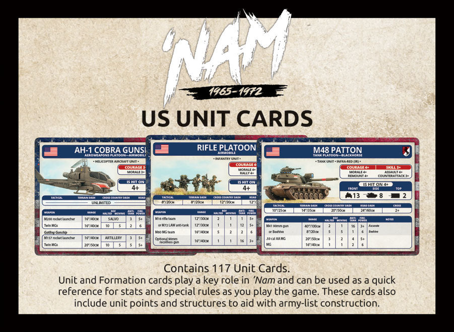 'Nam Unit Cards: US Forces