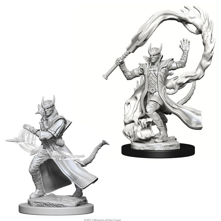 D&D Nolzur's Marvelous: Unpainted Miniatures - Tiefling Male Sorcerer