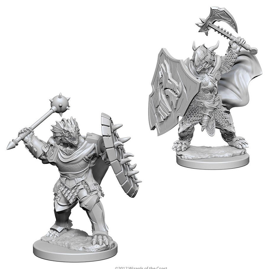 D&D Nolzur's Marvelous: Unpainted Miniatures - Dragonborn Male Paladin