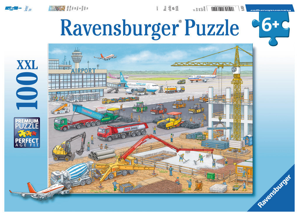 Ravensburger: Airport Construction Site (100pc Jigsaw) Board Game