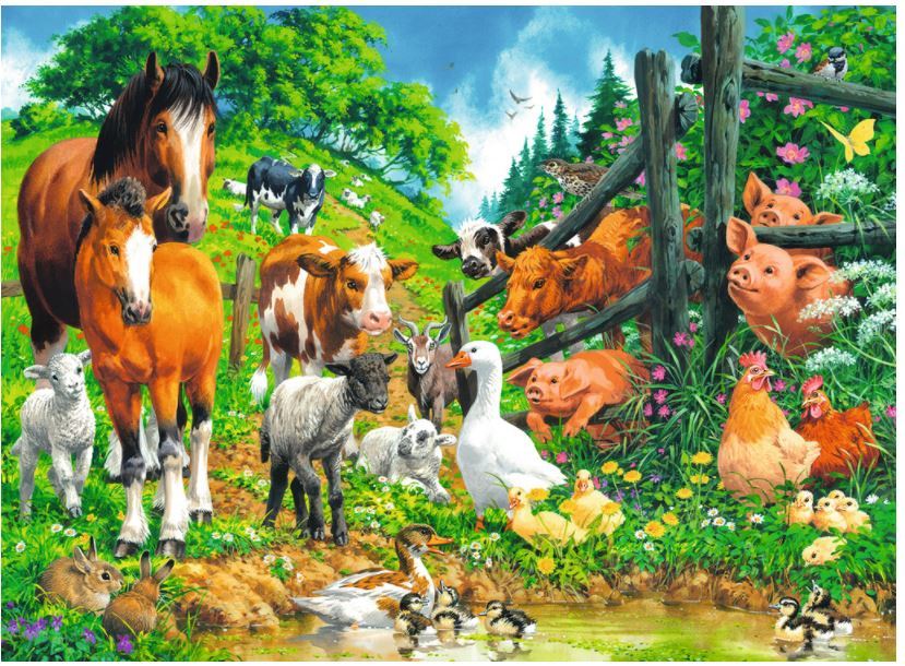 Ravensburger: Animal Get Together (100pc Jigsaw) Board Game