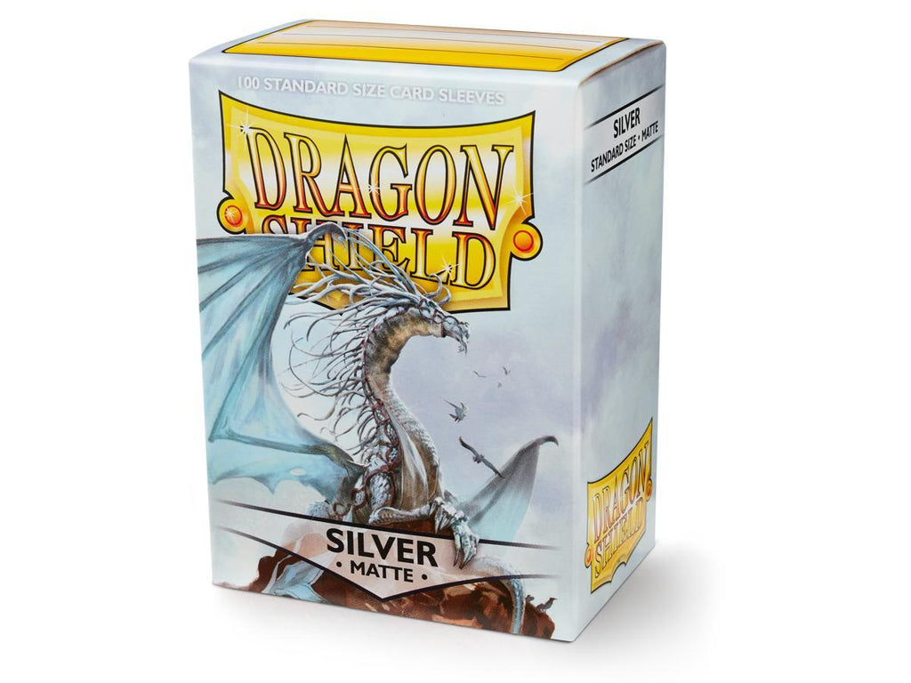 Dragon Shield: Silver Matte - Card Sleeves (100)