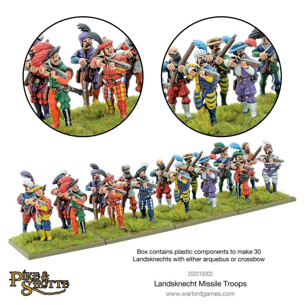 Pike & Shotte Landsknecht Missile Troops