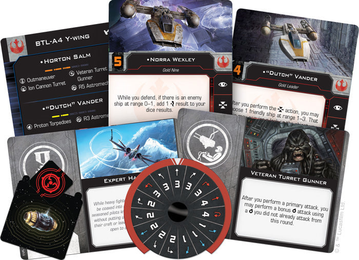 Star Wars X-Wing Second Edition BTL-A4 Y-Wing Expansion Pack