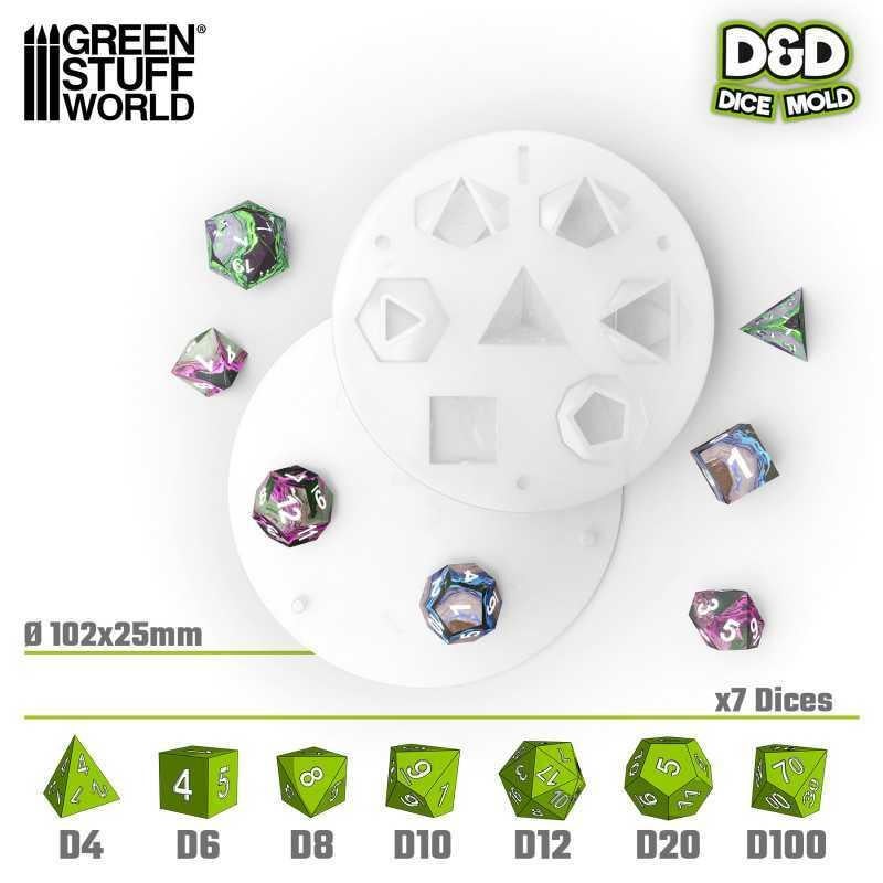 Green Stuff World: D&D Dice Set Mold