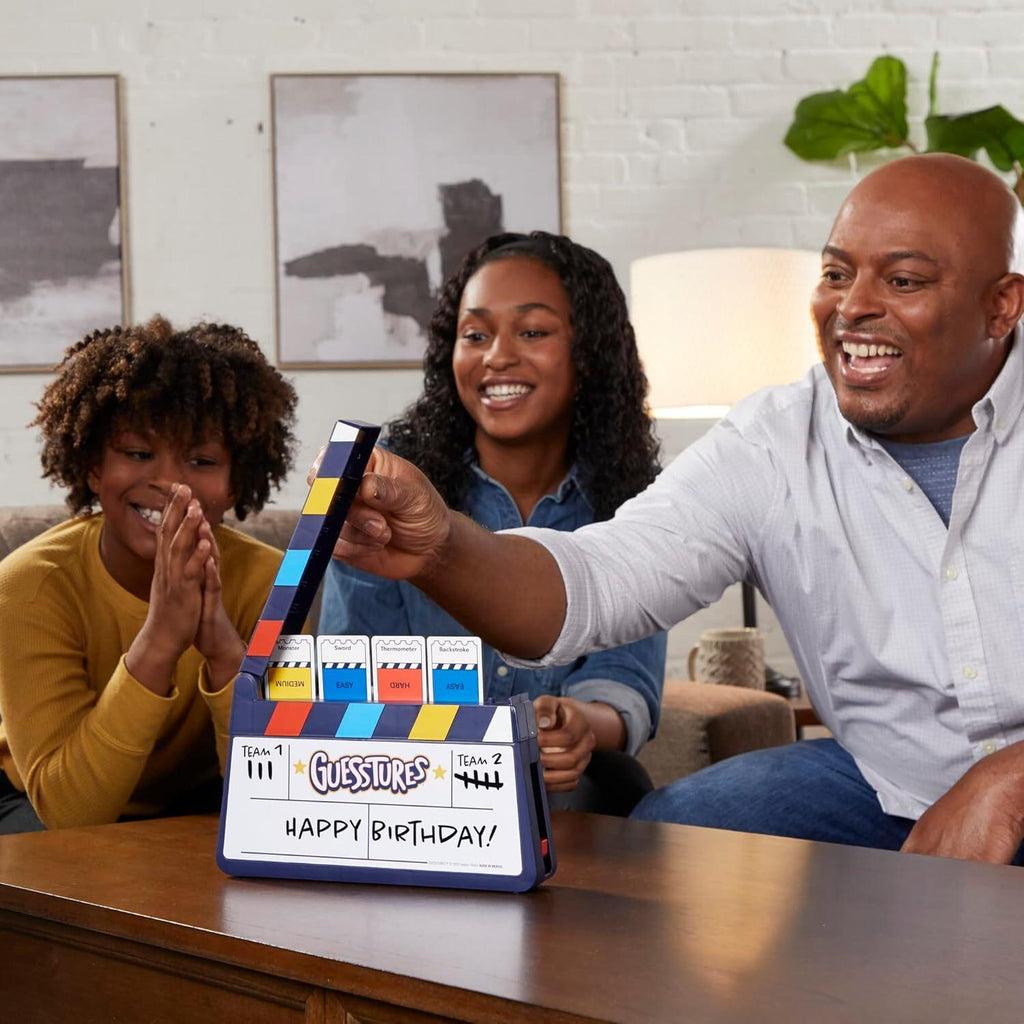 Guesstures - High-Speed Family Charades Board Game