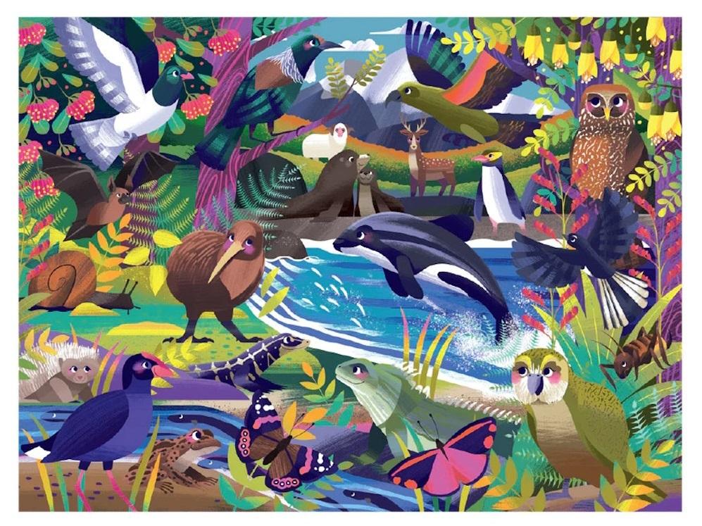 Crocodile Creek: Discover Aotearoa - 36-Piece Floor Puzzle Board Game