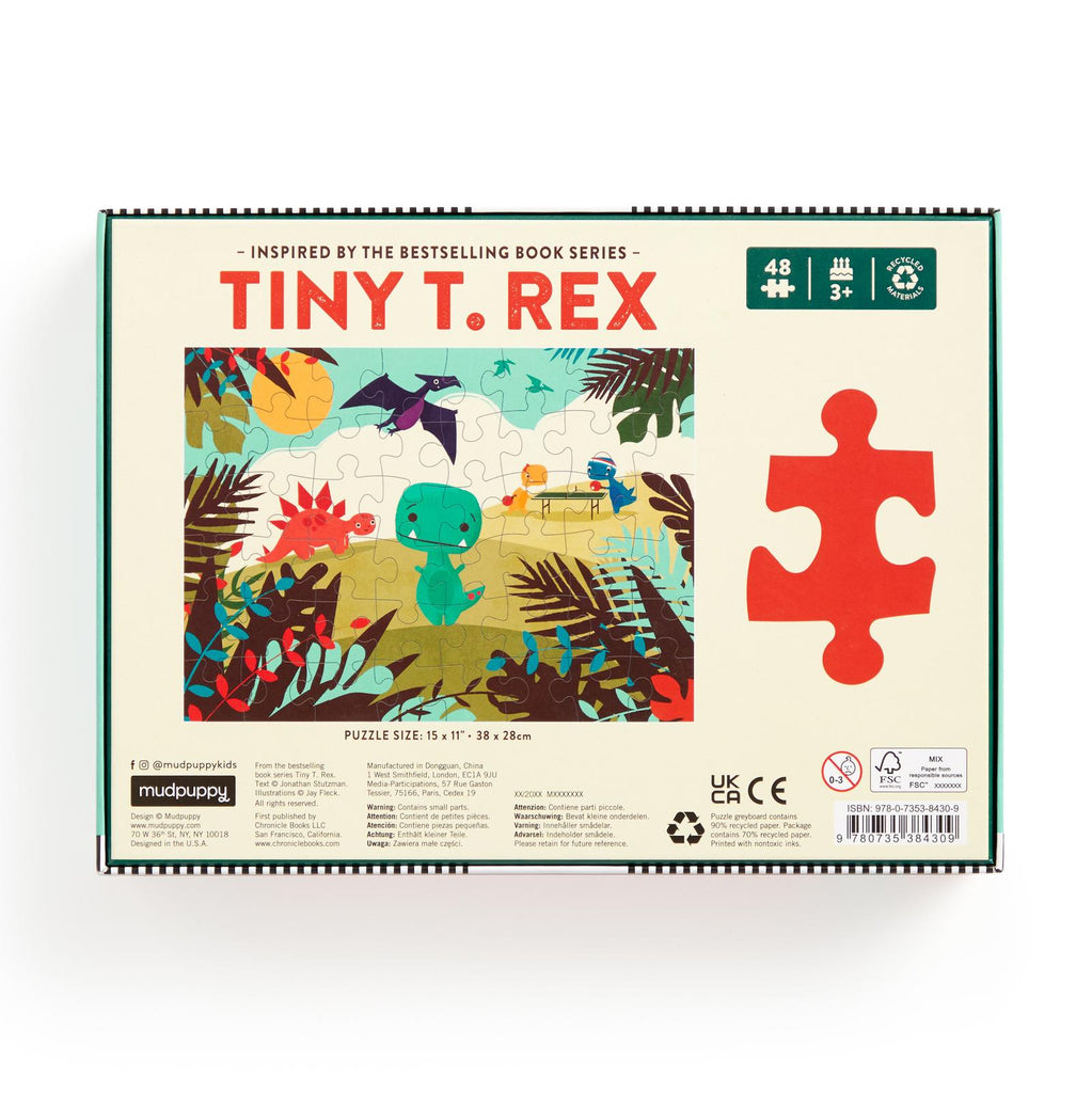 Mudpuppy: Tiny t.Rex - 48 Piece Puzzle Board Game
