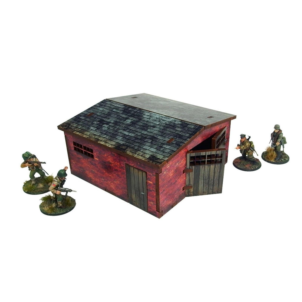 Bolt Action: Pre-Painted Ww2 - Normandy Large Brick Shed
