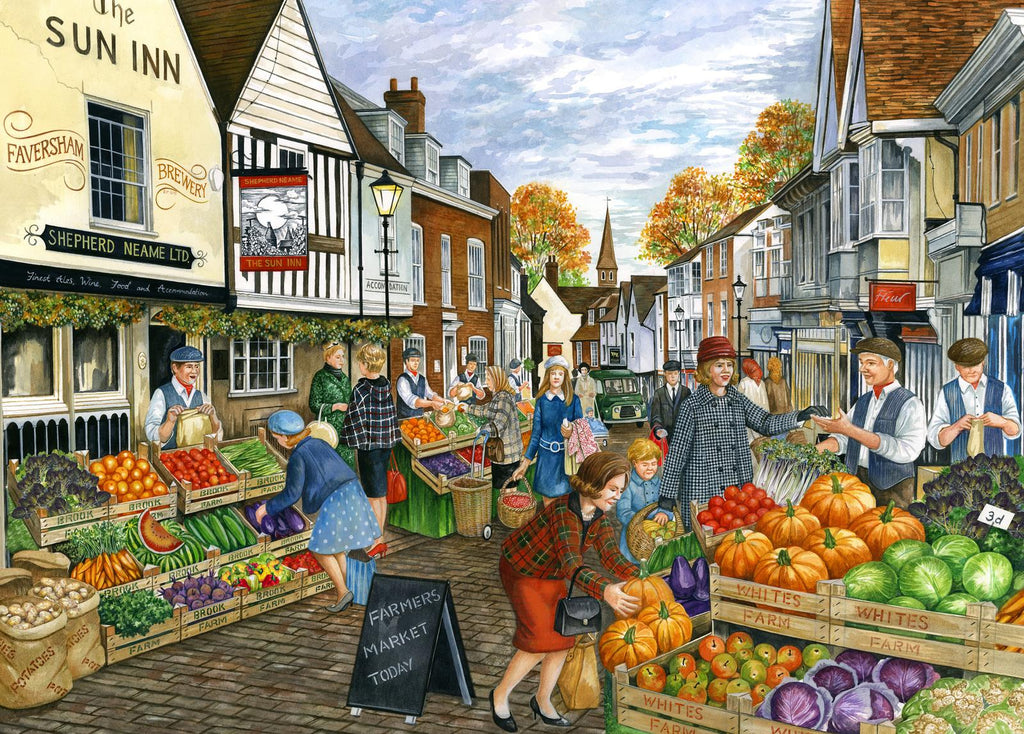 Holdson: A Day Out - Farmers Market Today Puzzle (1000pc Jigsaw) Board Game