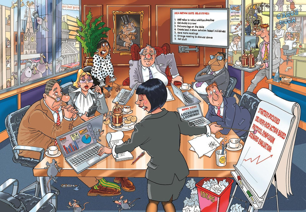 Wasgij? Destiny #24: Business as Usual! (1000pc Jigsaw) Board Game