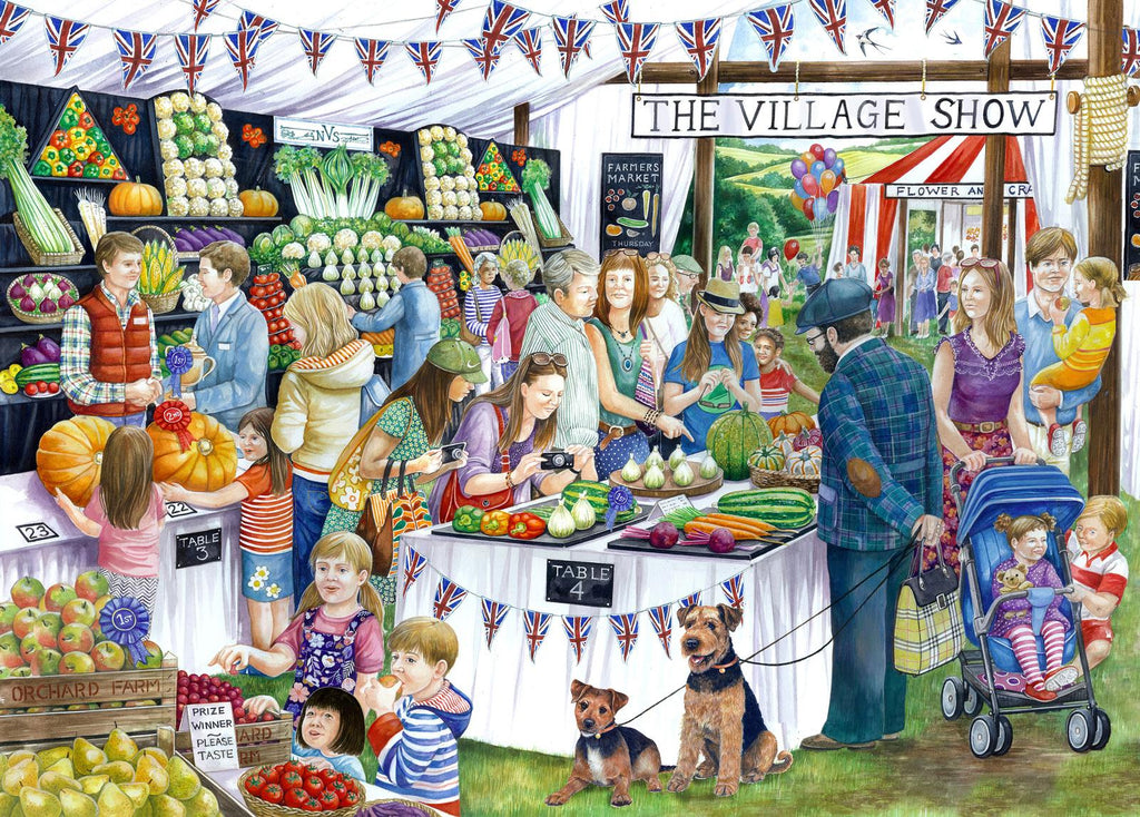 Holdson: A Day Out - The Village Show Puzzle (1000pc Jigsaw) Board Game