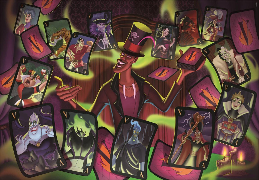 Clementoni: Disney Villains Puzzle (1000pc Jigsaw) Board Game