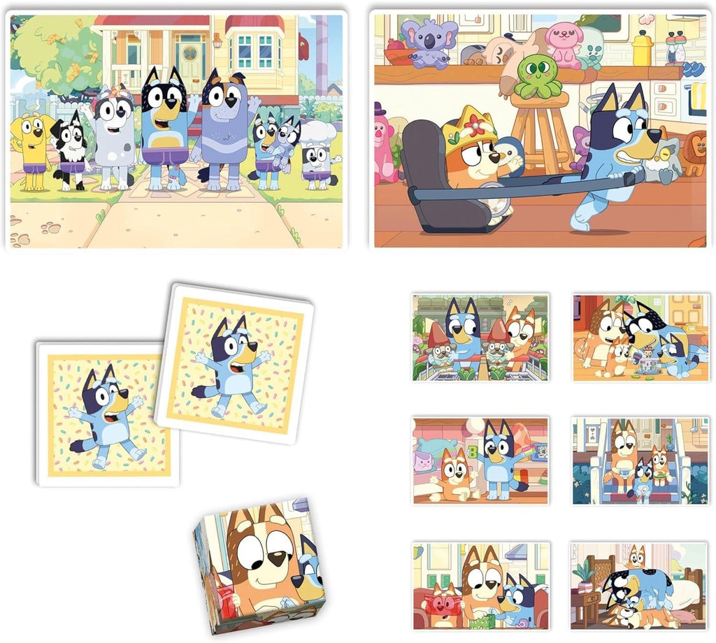 Edukit: Bluey - 4-in-1 (30, 48pc Jigsaw) Board Game