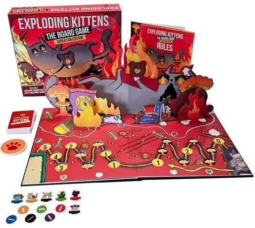 Exploding Kittens: The Board Game (Super Fan Edition)