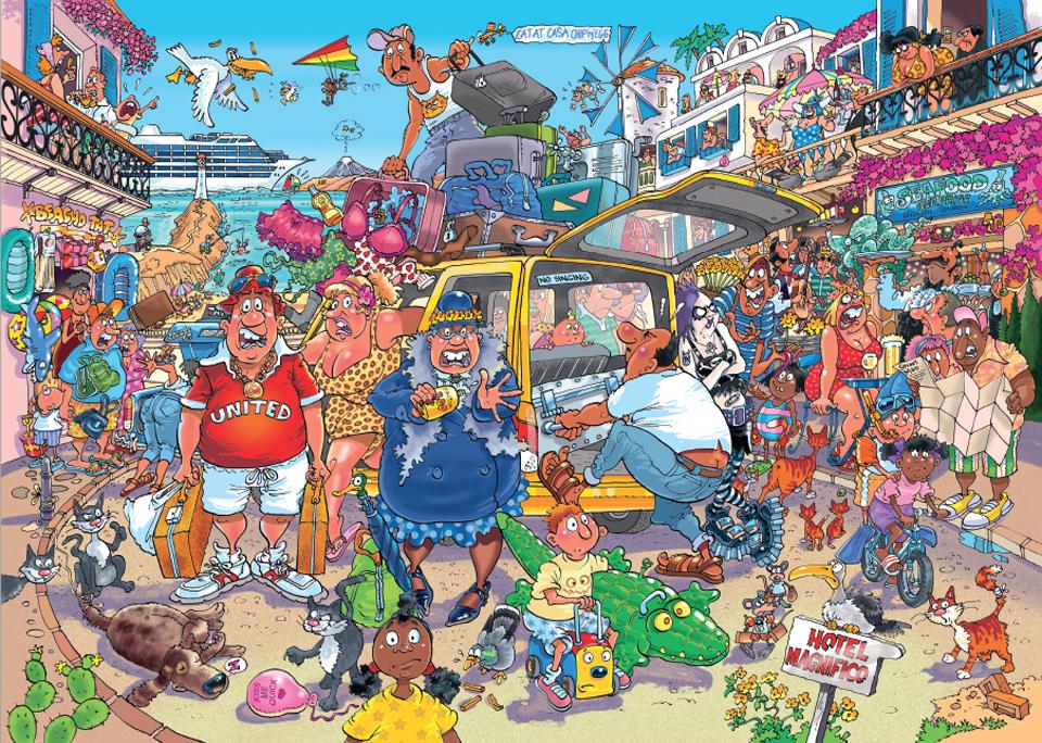 Wasgij? Original #37: Holiday Fiasco! (1000pc Jigsaw) Board Game