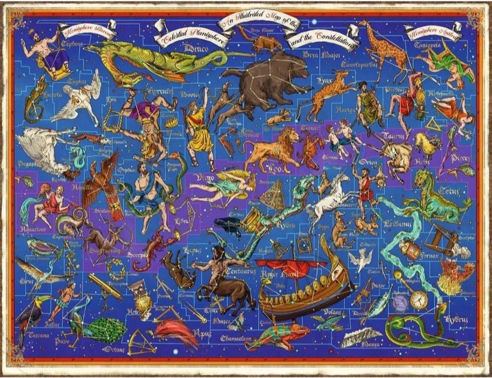 Ravensburger: Constellations Map Puzzle (2000pc Jigsaw) Board Game