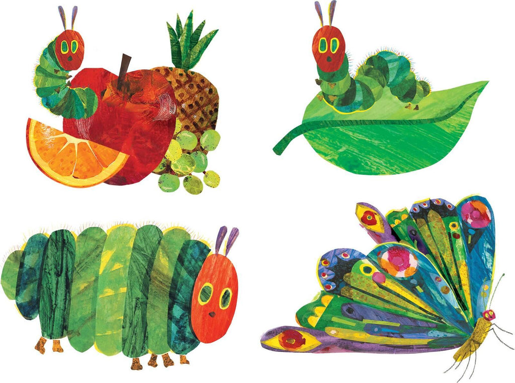 The Very Hungry Caterpillar - Shaped 4-in-1 Puzzles (3pc,6pc,9pc,12pc Jigsaws) Board Game