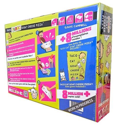 Taco Plush Goat Cheese Pizza Board Game