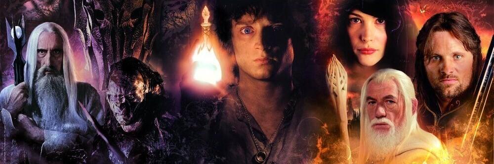 Clementoni: Lord of the Rings - Panorama Puzzle (1000pc Jigsaw) Board Game