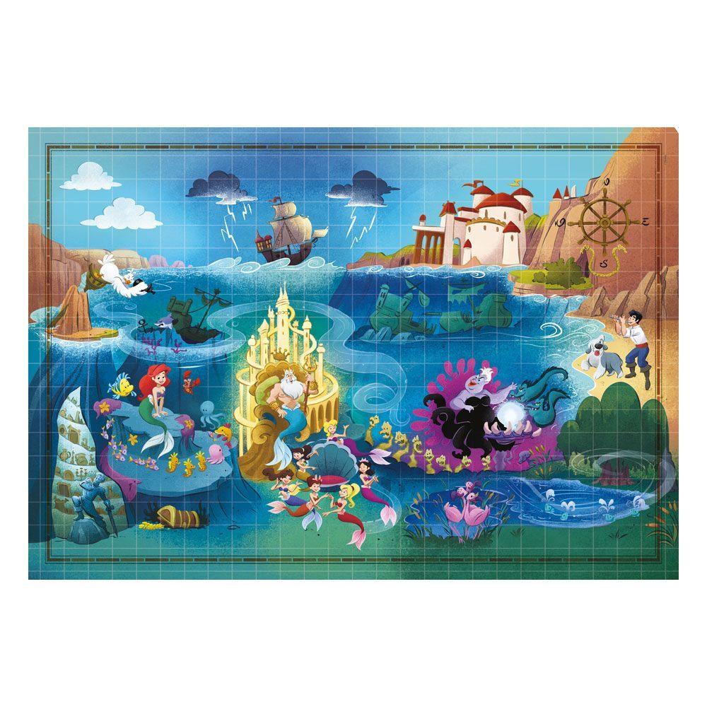 Story Maps: Disney's The Little Mermaid (1000pc Jigsaw) Board Game