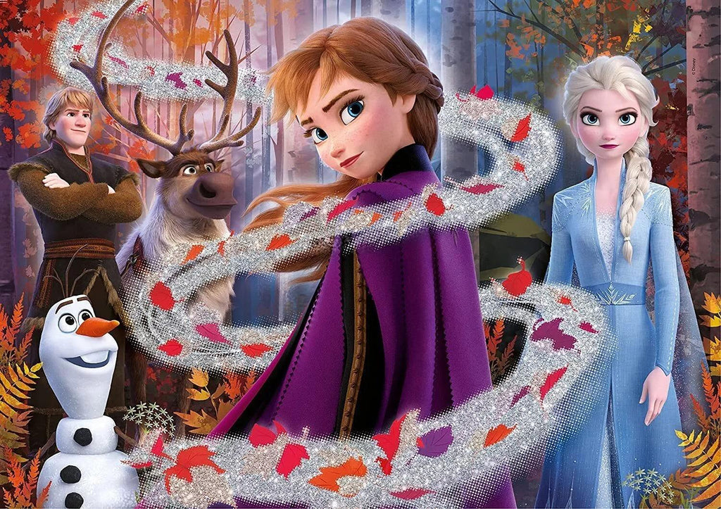 Clementoni: Frozen 2 Glitter Effect - Puzzle (104pc Jigsaw) Board Game