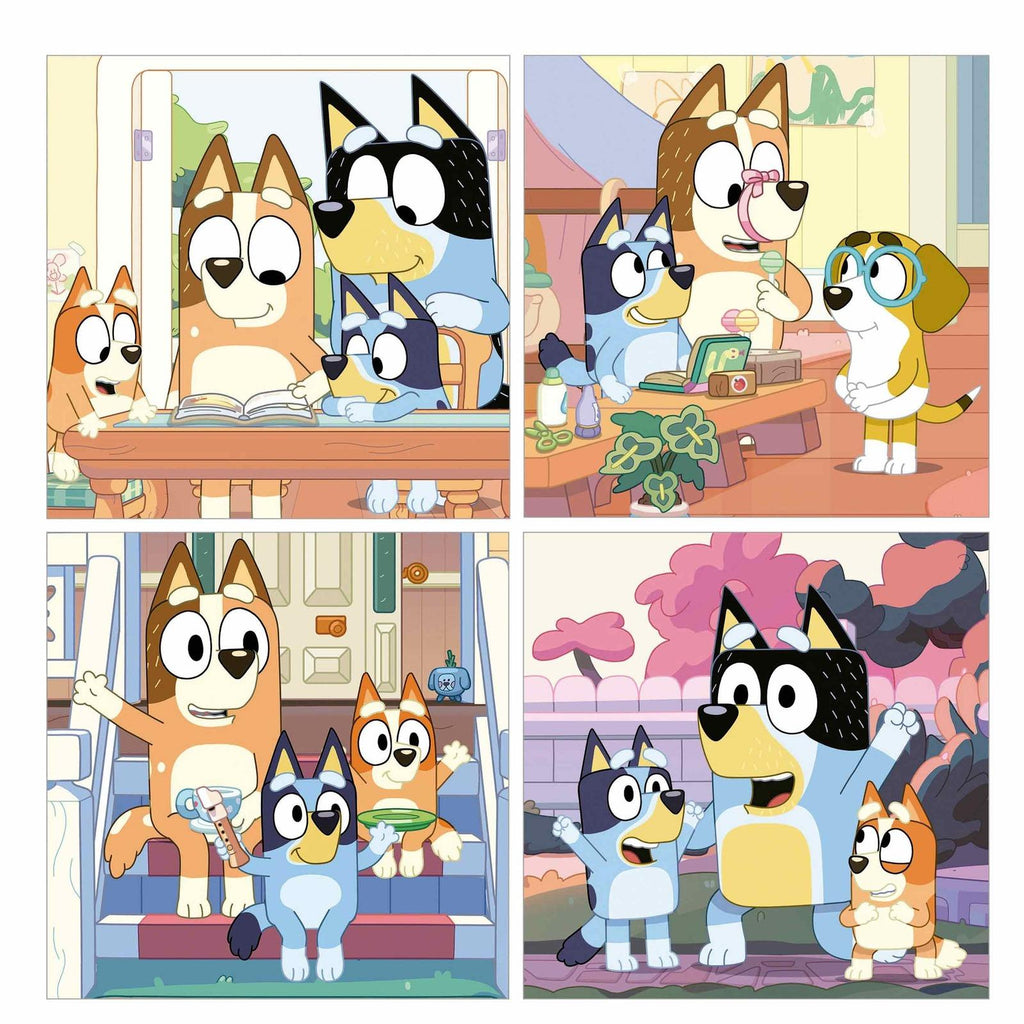 Educa: Bluey - Briefcase Puzzles (12,16,20,25pc Jigsaws) Board Game