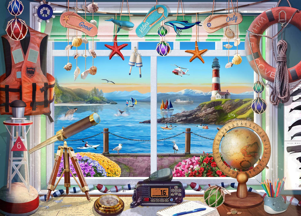 Holdson: Outside my Window - Mariners View Puzzle (1000pc Jigsaw) Board Game