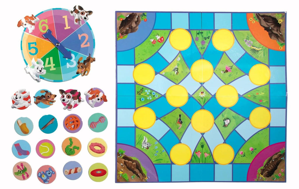 eeBoo: Puppy Fuffle Shaped Board Game