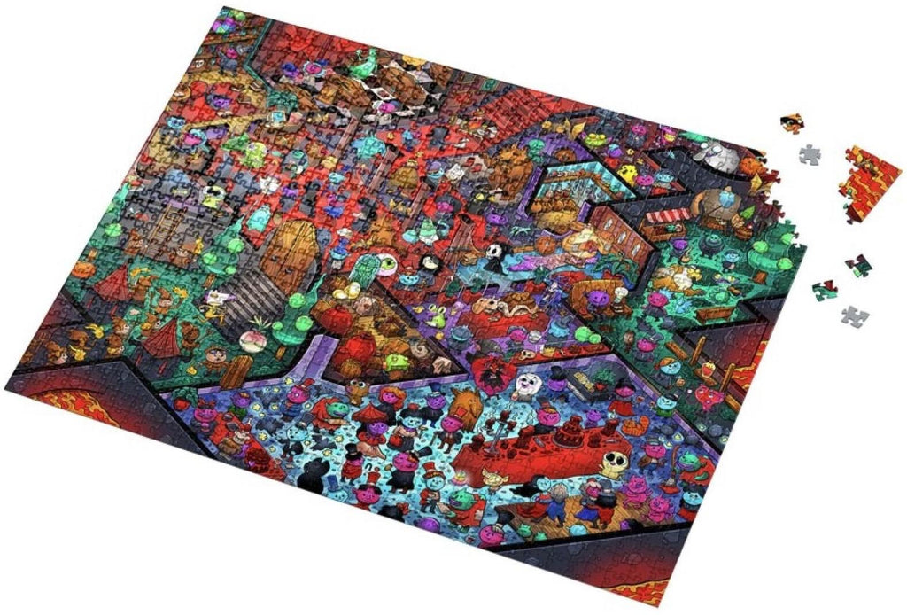 Vizzles: Dracula's Mansion Puzzle (1000pc Jigsaw) Board Game